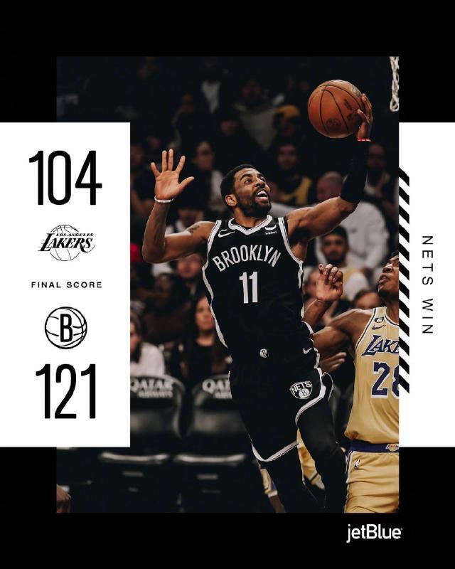 九游体育入口-老将小兵齐闪耀！篮网力克湖人 KD倒下后4胜6负